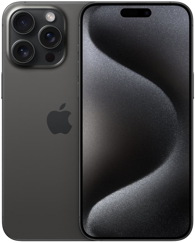iPhone 15 Pro Max — Black Titanium